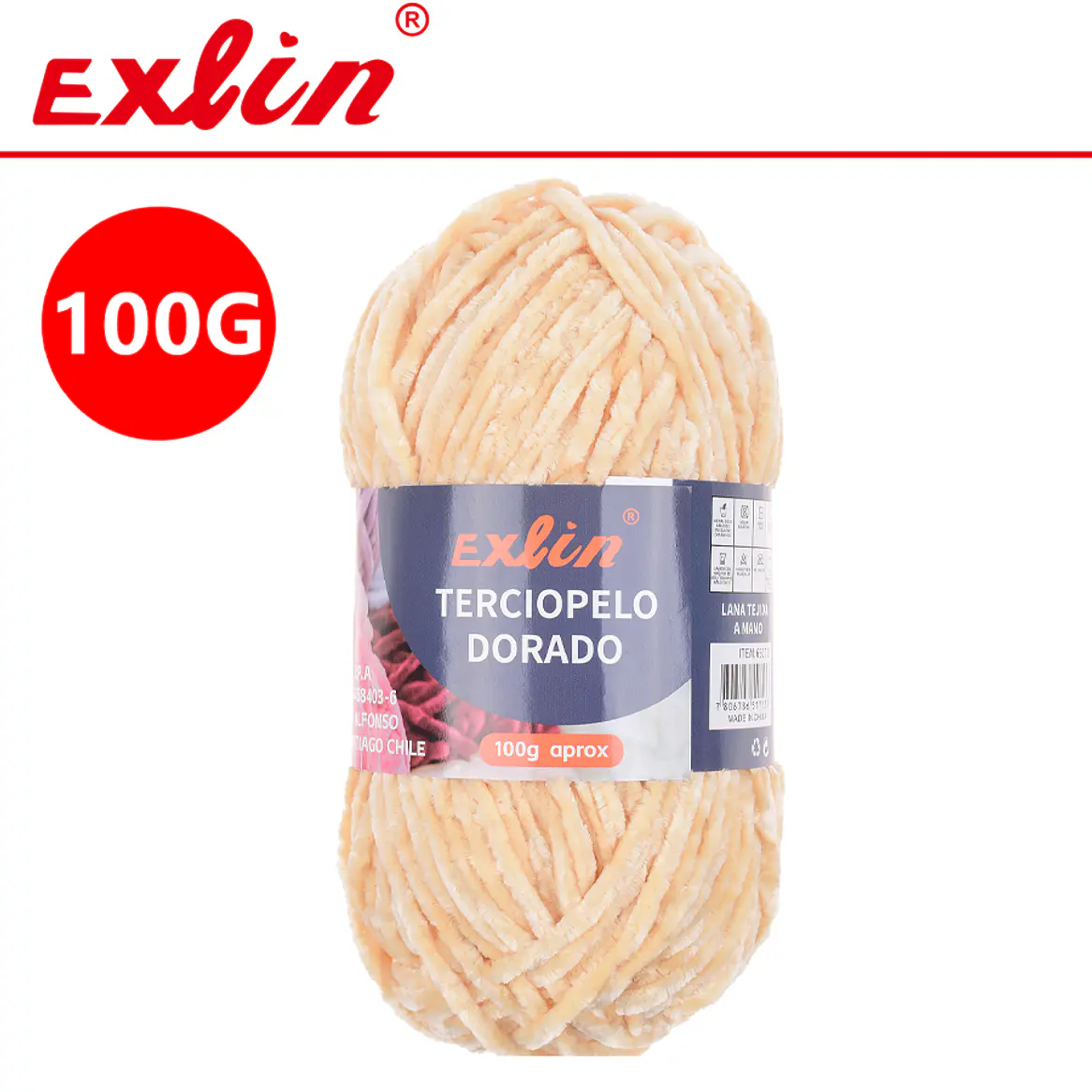 Lana Terciopelo Exlin – Set de 10 ovillos de 100g 14