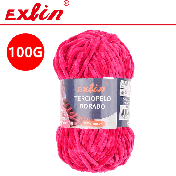 Lana Terciopelo Exlin – Set de 10 ovillos de 100g 17