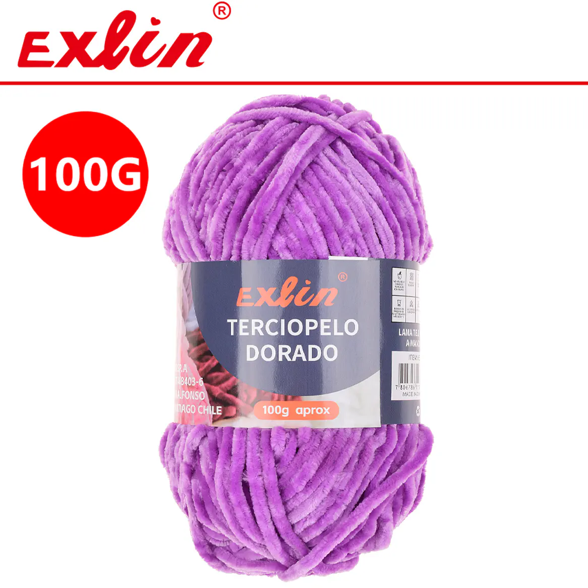 Lana Terciopelo Exlin – Set de 10 ovillos de 100g 19