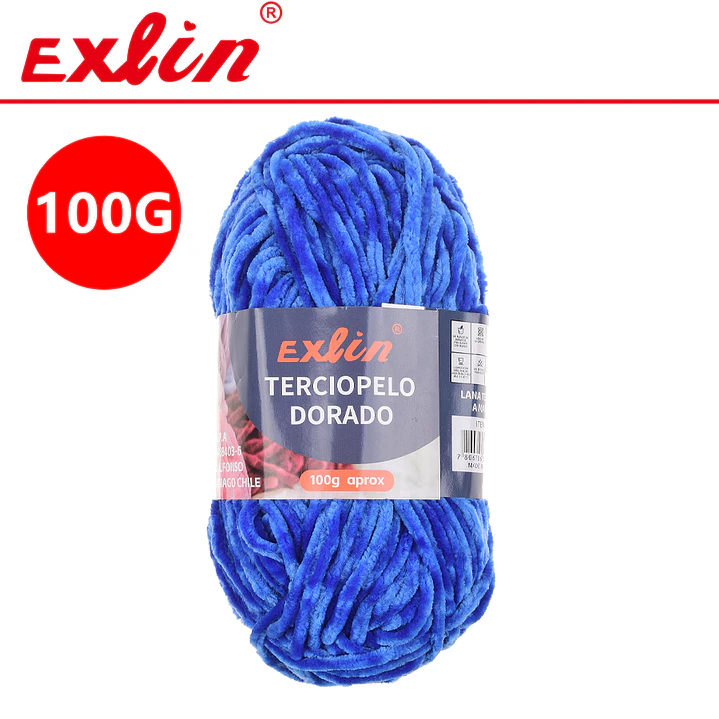 Lana Terciopelo Exlin – Set de 10 ovillos de 100g 20