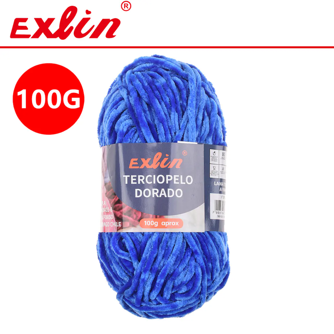Lana Terciopelo Exlin – Set de 10 ovillos de 100g 20