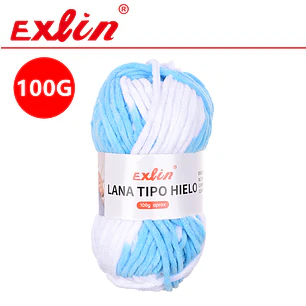 Lana Ovillo Tipo Hielo set 10 und