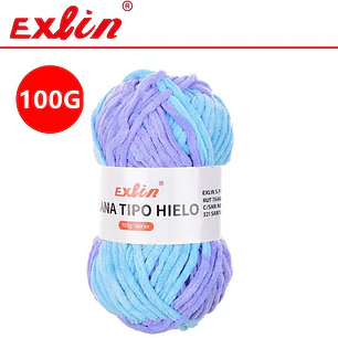 Lana Ovillo Tipo Hielo set 10 und 