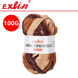 Lana Ovillo Tipo Hielo set 10 und 
