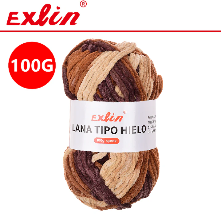 Lana Ovillo Tipo Hielo set 10 und  1
