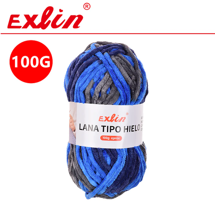 Lana Ovillo Tipo Hielo set 10 und  1
