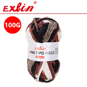 Lana Ovillo Tipo Hielo set 10 und 