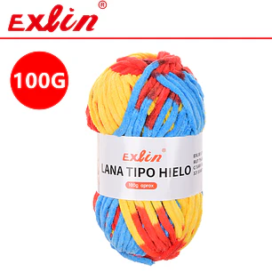Lana Ovillo Tipo Hielo set 10 und