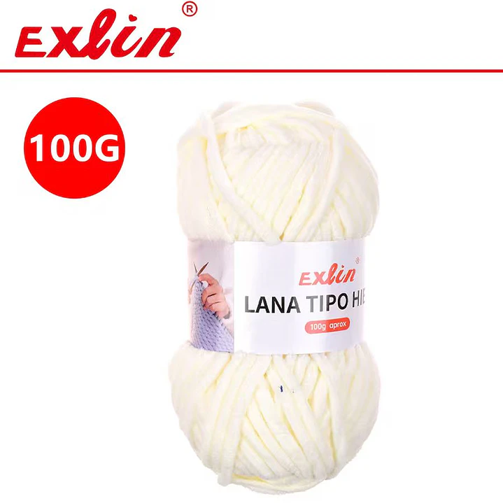 Lana Ovillo Tipo Hielo set 10 und  1