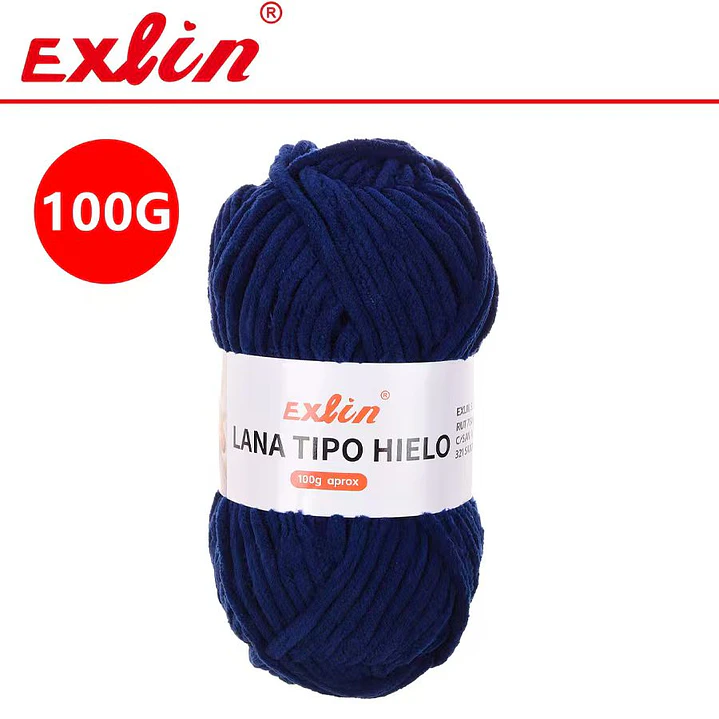 Lana Ovillo Tipo Hielo set 10 und  1