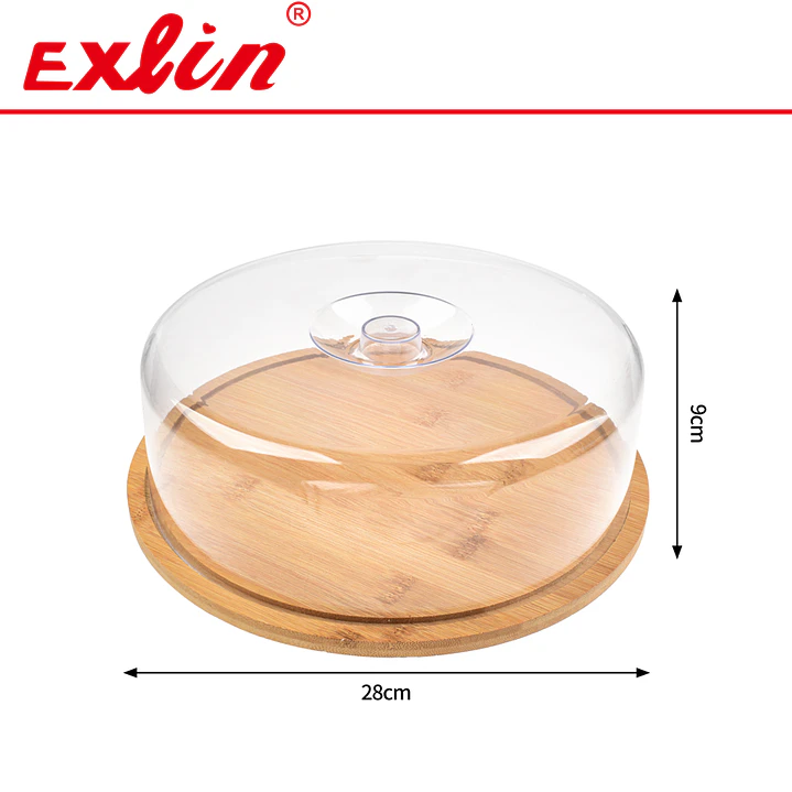Quesera y Portapasteles 28cm Exlin 1