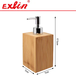 Dispensador de Jabón Líquido de Bambú