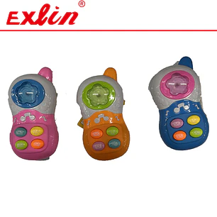 Teléfono de Juguete para Bebés con Luces y Sonidos 