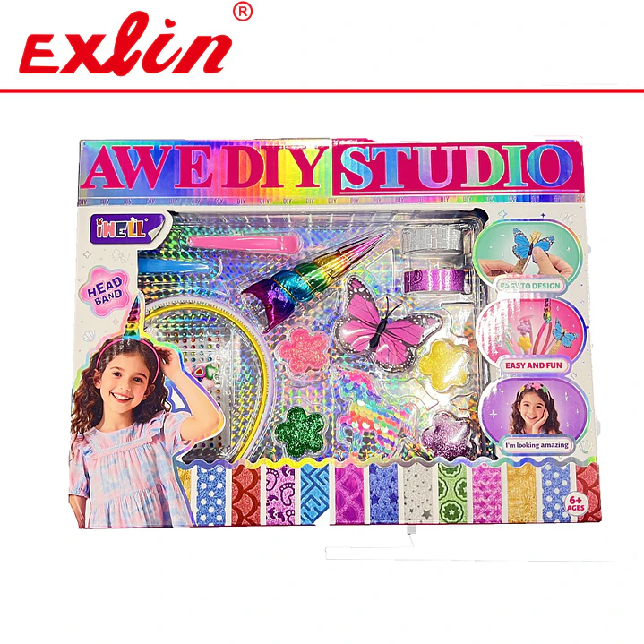 Kit de Manualidades Diseña tu Cintillo de Unicornio iWELL  1