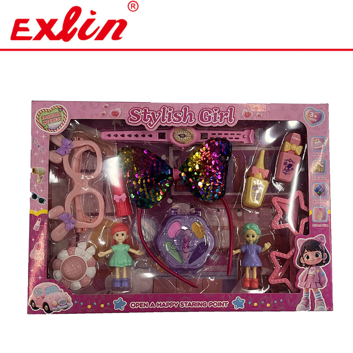 Caja de Muñequita de Juguete Lovely Doll con Accesorios 1