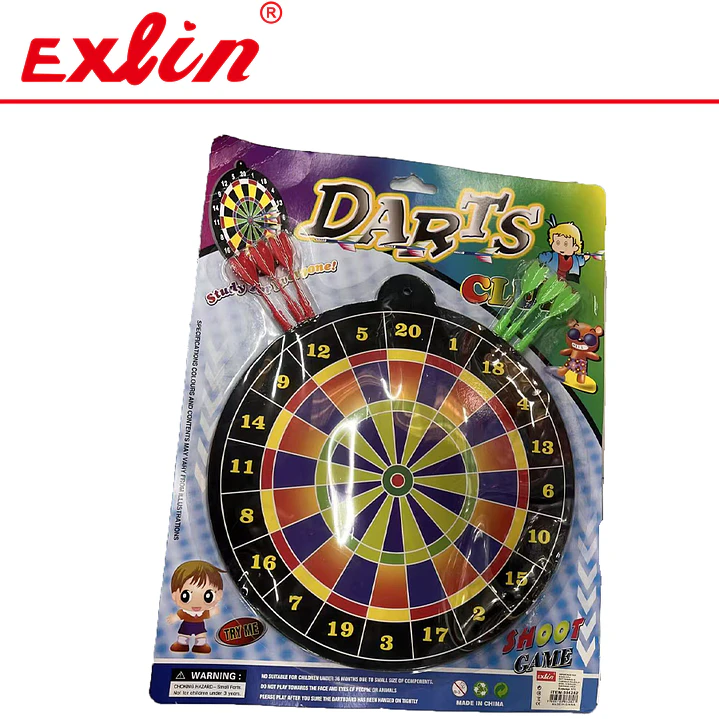 Juego de Dardos Familiar con Tablero y 6 Dardos 1