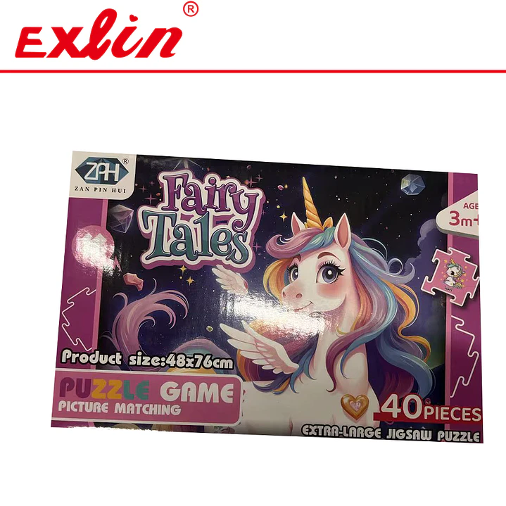Rompecabezas Gigante Infantil Unicornio Mágico (40 Piezas) 1