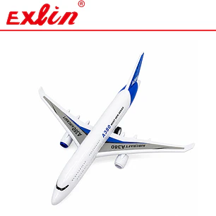 Avión de Juguete Comercial A380 a Fricción 