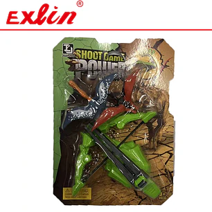 Pistola Lanzadora de Dinosaurios Voladores (Pterodáctilos) 