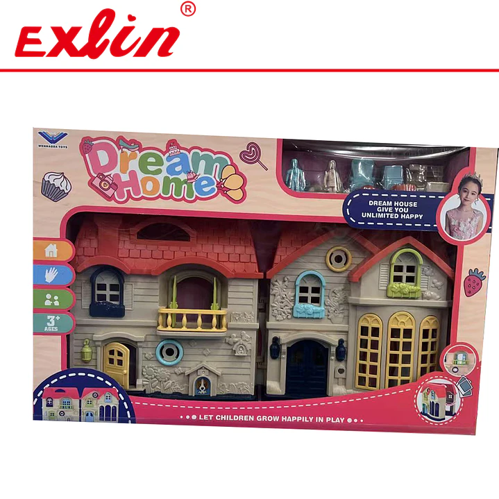 Casa de Muñecas Plegable Dream Home con Figuras y Accesorios 1