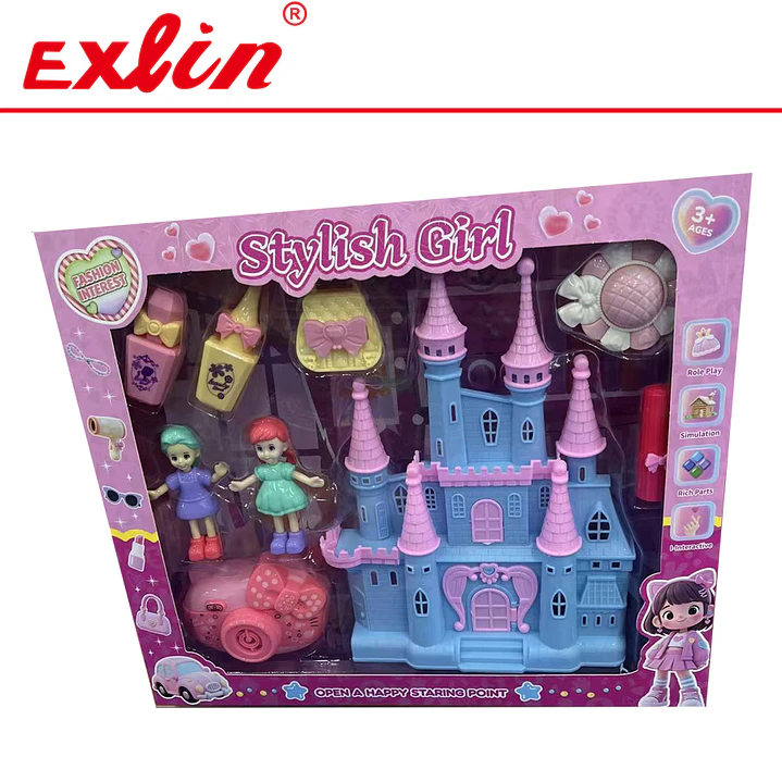 Castillo de Princesas de Juguete con Accesorios y Figuras  1