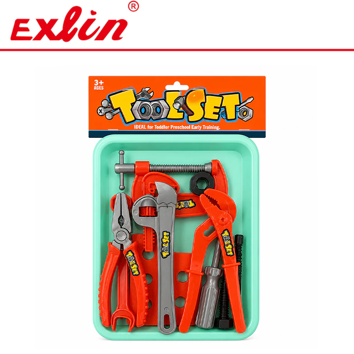 Set de Herramientas de Juguete Infantil con Bandeja  1