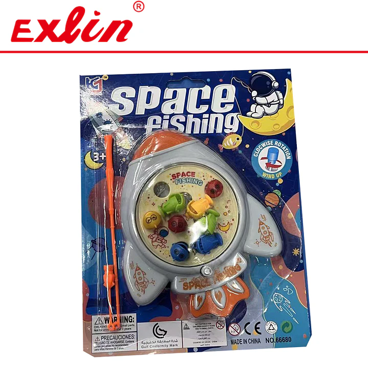 Juego de Pesca de Juguete con Caña y Peces  1