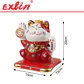 Gato de la Fortuna Maneki Neko de Porcelana 20cm  - Miniatura 2