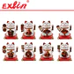 Gato de la Fortuna Maneki Neko de Porcelana 15cm  - Miniatura 1