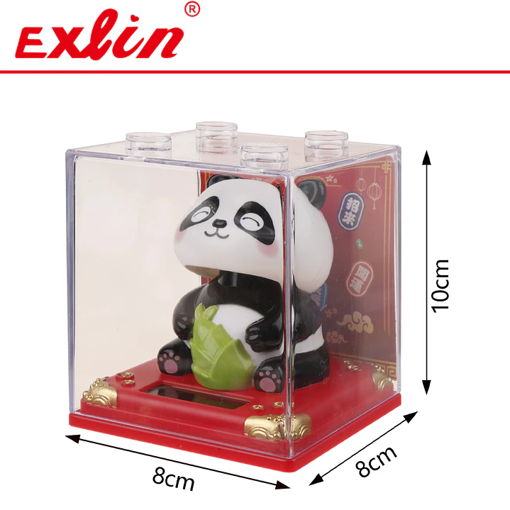 Oso Panda de la Fortuna con Bambú 10cm 2