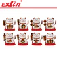 Gato de la Fortuna Blanco 15cm Maneki Neko  - Miniatura 1