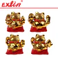 Gato de la Fortuna Maneki Neko de Porcelana 8.5cm  - Miniatura 1