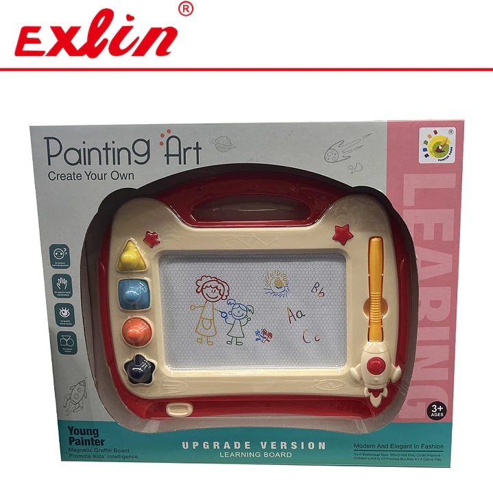 Pizarra Mágica Magnética Infantil Cohete Espacial  1