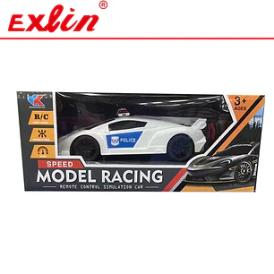 Auto de Policía Deportivo a Control Remoto Speed Model Racing 