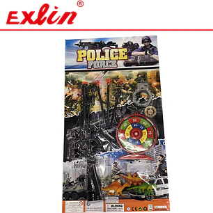 Set Doble de Rifles de Juguete Patriot con Blancos y Dardos de Espuma