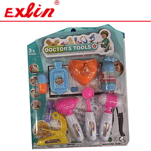 Set de Doctor y Médico de Juguete con Accesorios y Microscopio 