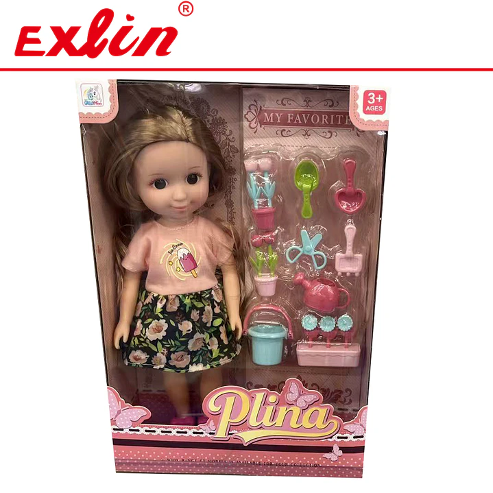 Set de Muñeca Infantil con Kit de Jardinería y Botánica  1
