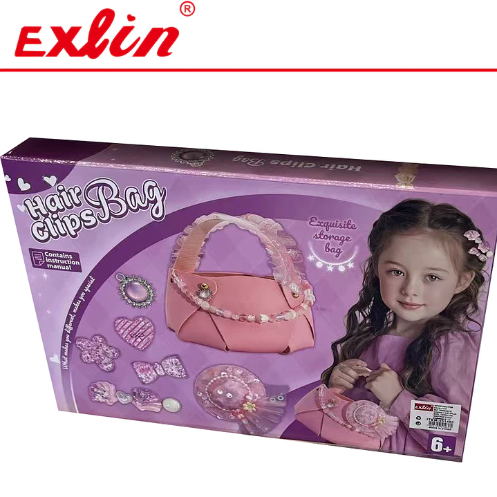 Set Manualidades para Niñas Crea tu Bolso y Accesorios de Cabello 1