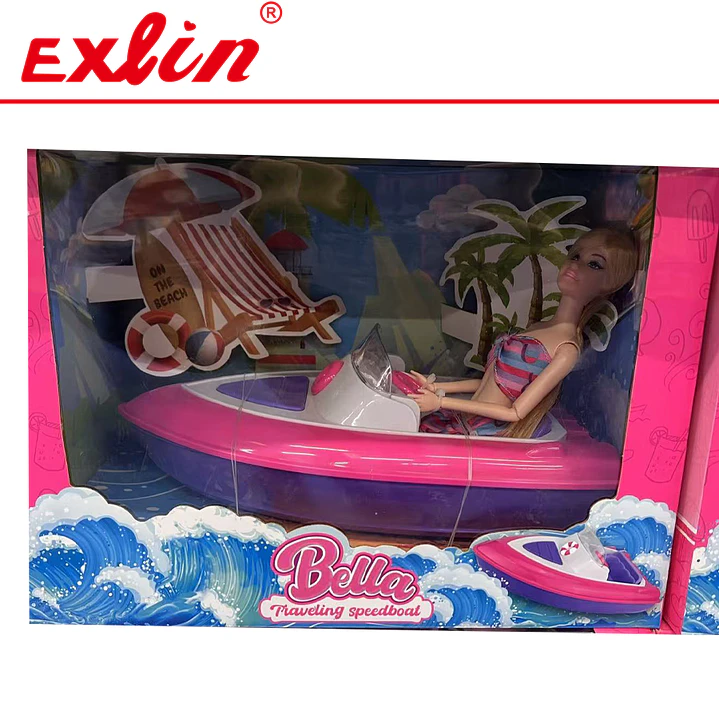 Set de Muñeca Bella con Lancha Deportiva Player – Bella Traveling Speedboat Exlin 1