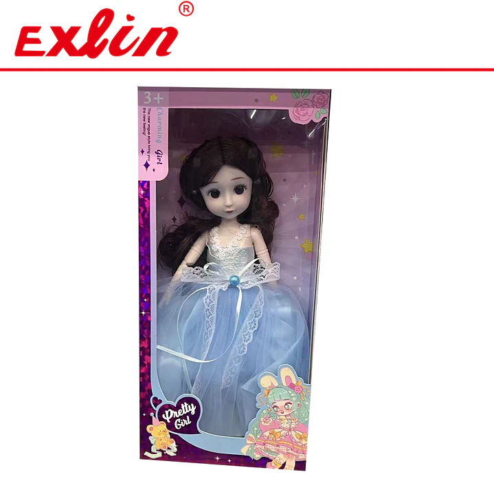 Muñeca Infantil Elegante de Colección con Vestido de Gala 1