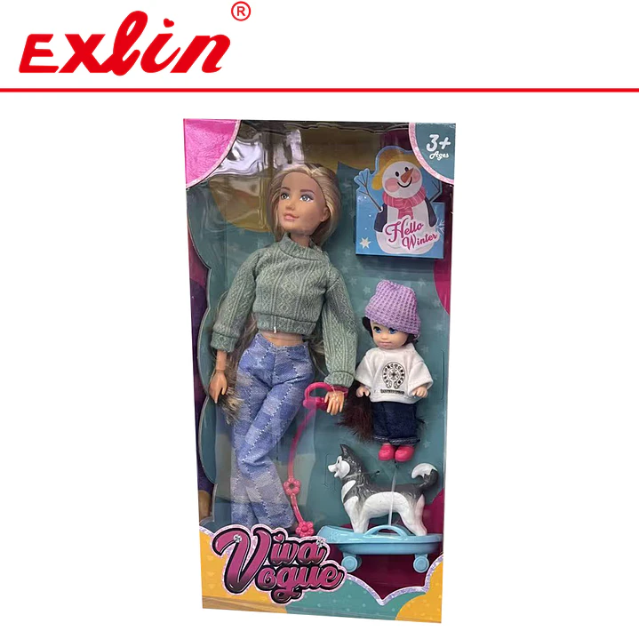 Set de Muñeca Viva Vogue Fashion Doll con Caballo y Accesorios  1