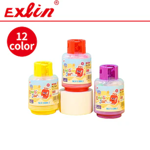 Masa Moldeable Infantil Emotion Jar 12 Colores en Frasco con Diseño de Balón de Gas 