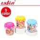 Set de Masa Moldeable Infantil Graffiti Adventure 9 Colores en Balde con Asa  - Miniatura 1