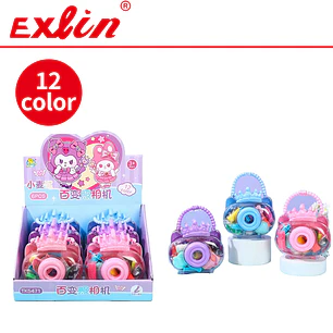 Set de Masa Moldeable Infantil Cámara de Fotos Princesa 12 Colores en Balde Bolso 