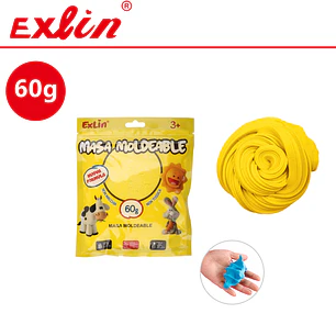 Slime Masa Arcilla Mágica Exlin 60g No Tóxica Colores Variados