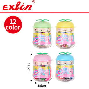 Set de Masa Moldeable Infantil 12 Colores en Frasco Brote de Planta 