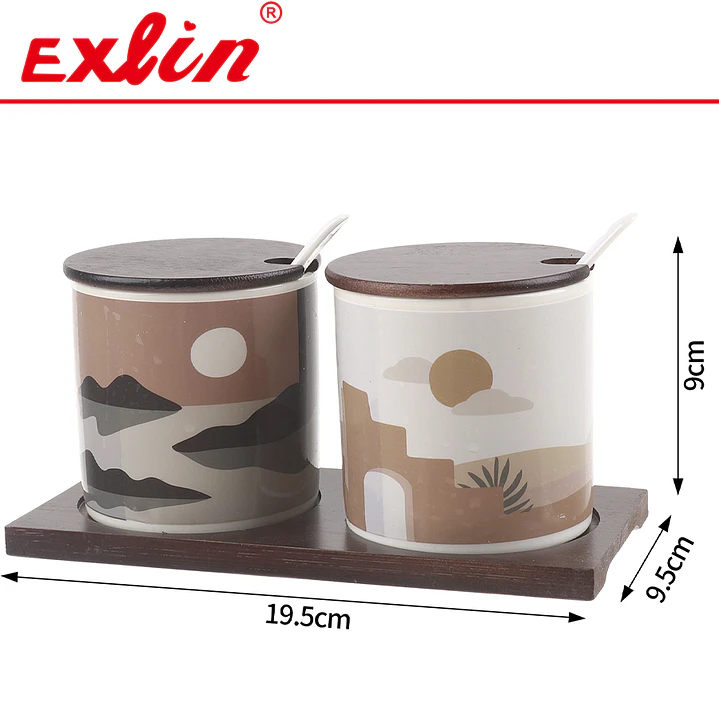 Set de 2 Tazas de Vidrio Borosilicato Doble Pared Térmicas (250 ml / 350 ml) – Pocillos Exlin 1