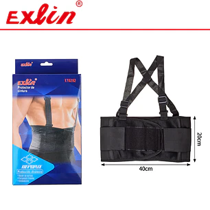 Faja Lumbar Ortopédica con Tirantes y Doble Banda de Ajuste 