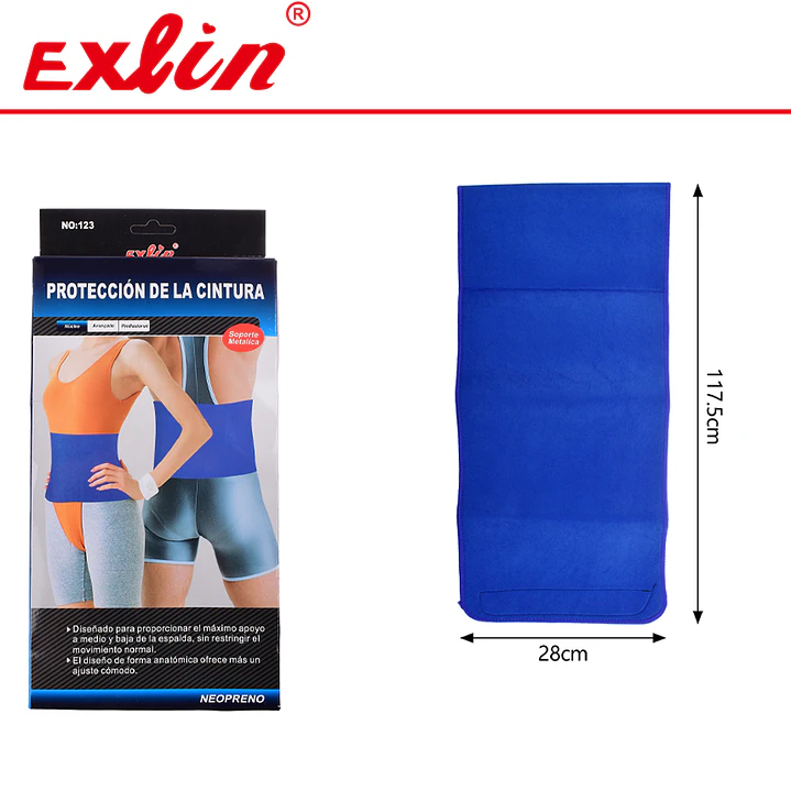 Faja Lumbar Ortopédica de Neopreno con Soporte Metálico  1