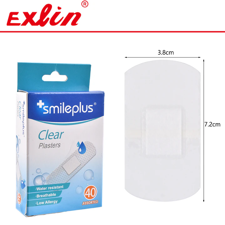Parches Curitas Traslucidos Impermeables Surtidos Smileplus  1